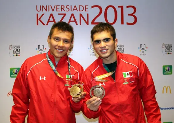 Sánchez y García, Bronce en clavados para México en Universiada