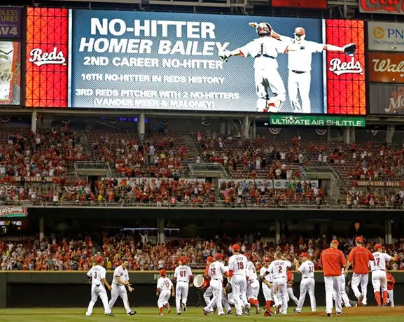 Homer Bailey lanza juego sin hit ni carrera