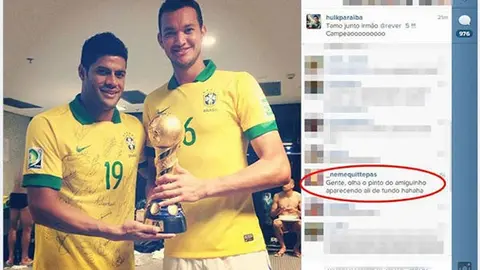 Hulk toma foto en vestidor y Cavalieri aparece semidesnudo