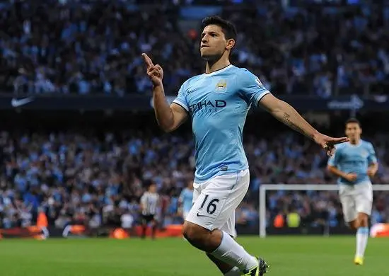 Sergio Agüero celebra gol ante Newcastle | EFE