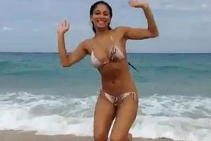 El sexy 'chapuzón' de Nicole Scherzinger