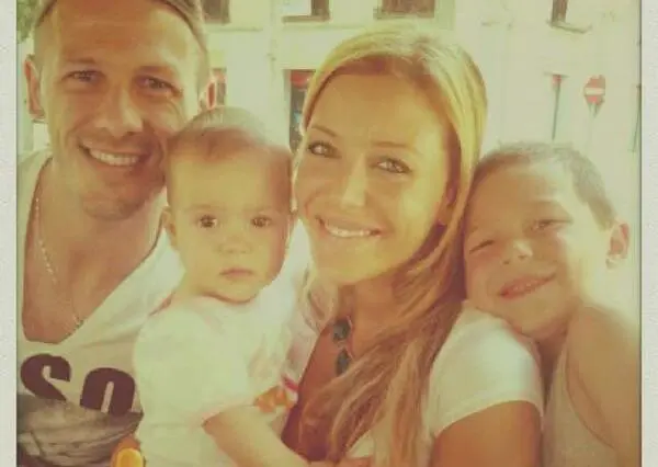 Demichelis, seis años de matrimonio
