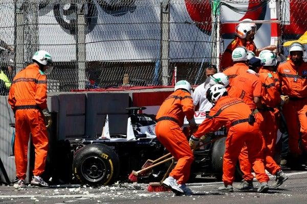 Maldonado abandonó la carrera tras impactarse con Chilton | AP