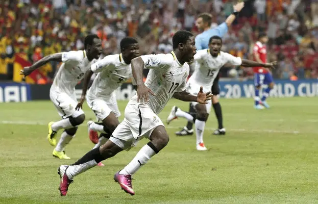 Ghana celebra su triunfo sobre Chile | EFE