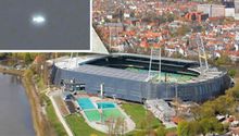 Supuesto OVNI visto en estadio del Werder Bremen