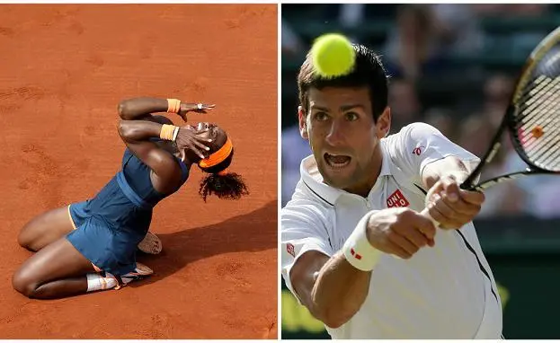 Djokovic y Serena, los mejores tenistas de 2013