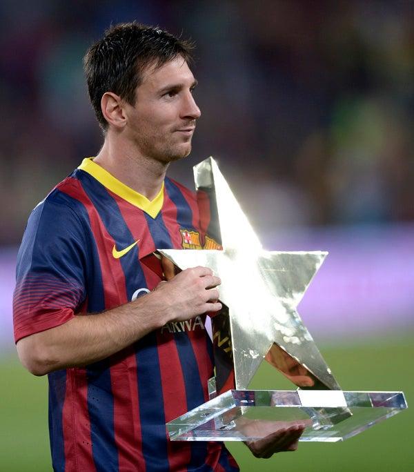 Messi recibió la distinción como el mejor jugador del encuentro | AP