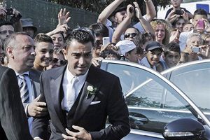 Xavi Hernández contrae matrimonio con Nuria Cunillera