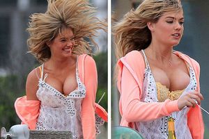 Kate Upton 'desborda su talento' en filmación