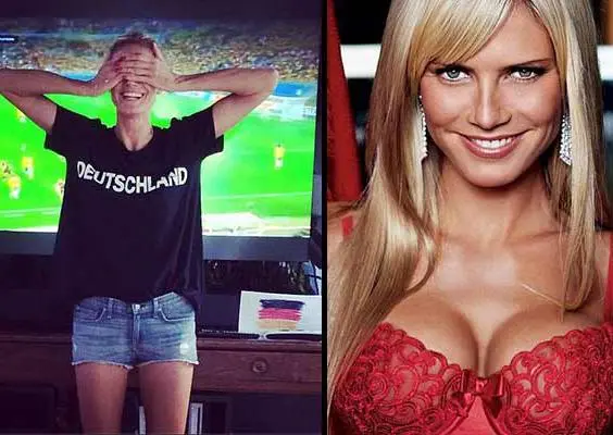 Heidi Klum celebra 'goliza' teutona