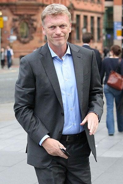 El entrenador del Manchester United, David Moyes, fue el primero en llegar | ESPECIAL