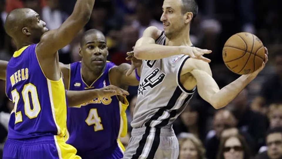 Ginobili y Parker comandan triunfo de Spurs ante Lakers