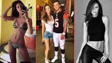 Katherine Webb se exhibe en luna de miel