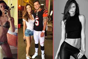 Katherine Webb se exhibe en luna de miel