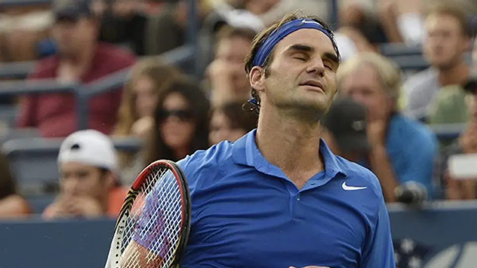 Federer, frustrado por derrota en el US Open