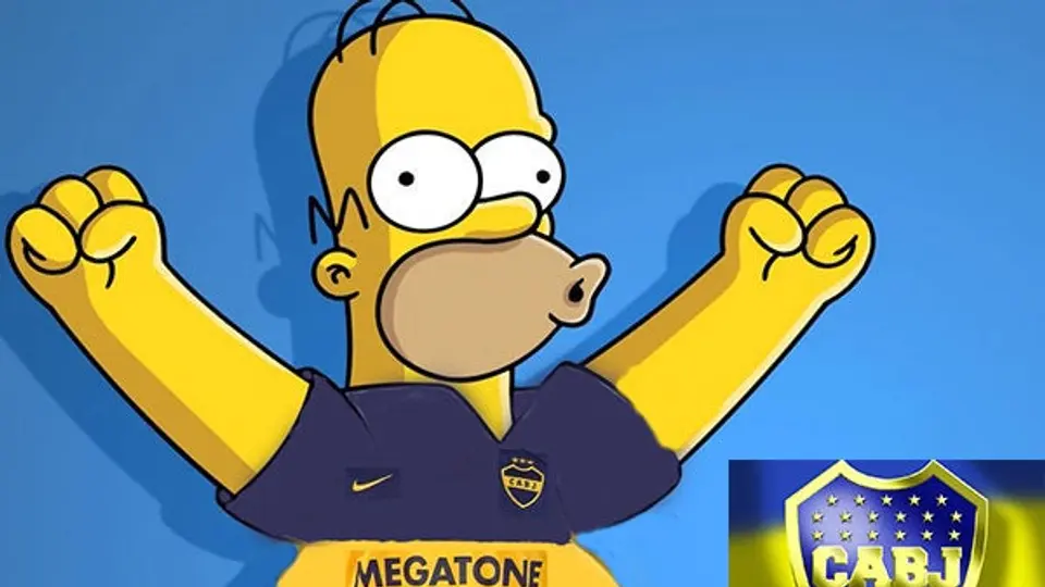 Boca firmó un contrato de licencia de marca con Los Simpsons