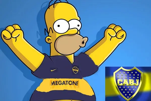 Boca firmó un contrato de licencia de marca con Los Simpsons