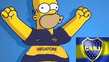 Boca firmó un contrato de licencia de marca con Los Simpsons