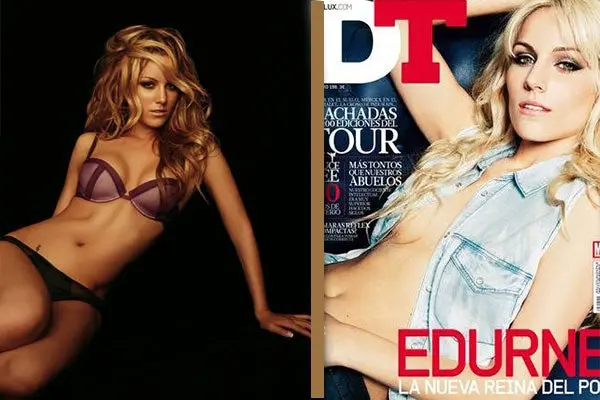 Edurne, novia de De Gea en 'seductora' portada