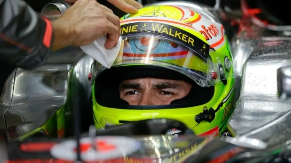 Checo, último en la P3 del GP de Brasil