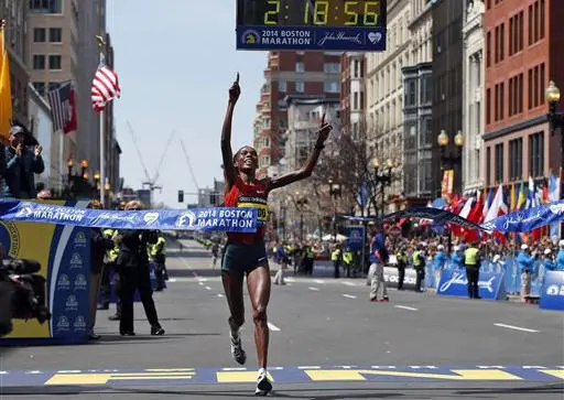 Rita Jeptoo revalida victoria en Maratón de Boston
