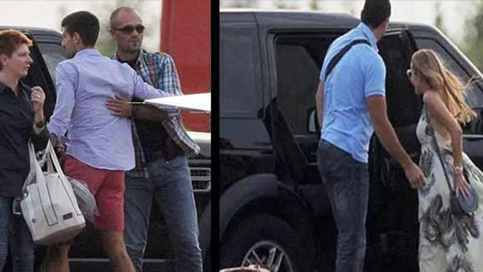 Djokovic y su novia llegan a Montenegro para su boda