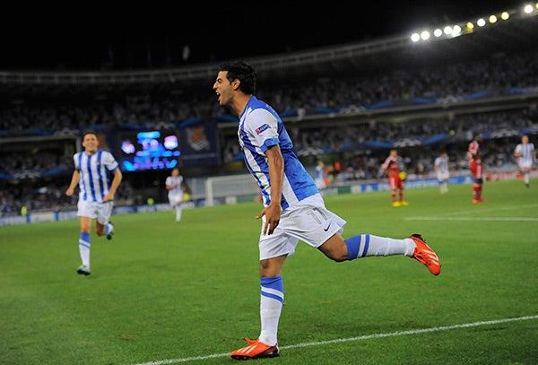 El jugador celebró con mucha euforia sus goles | AP