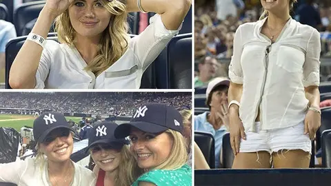 Kate Upton, amuleto de la suerte para los Yanquis