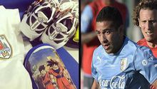 Walter Gargano y sus espinilleras de Dragon Ball