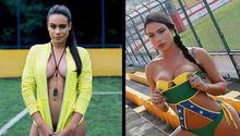 Patricia Jordane recibe el Mundial... ¡al desnudo!
