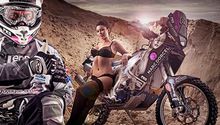 Anna Polina eleva los ánimos del Dakar