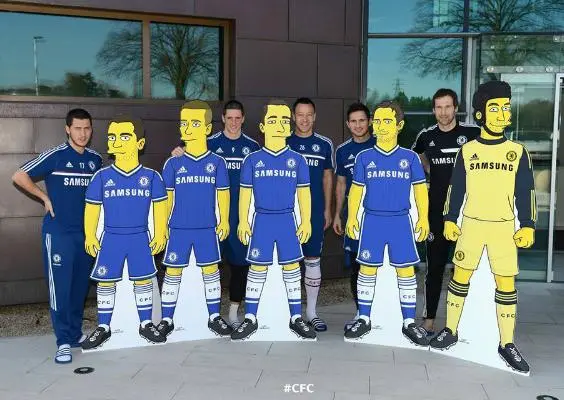Chelsea colaborará con Los Simpsons