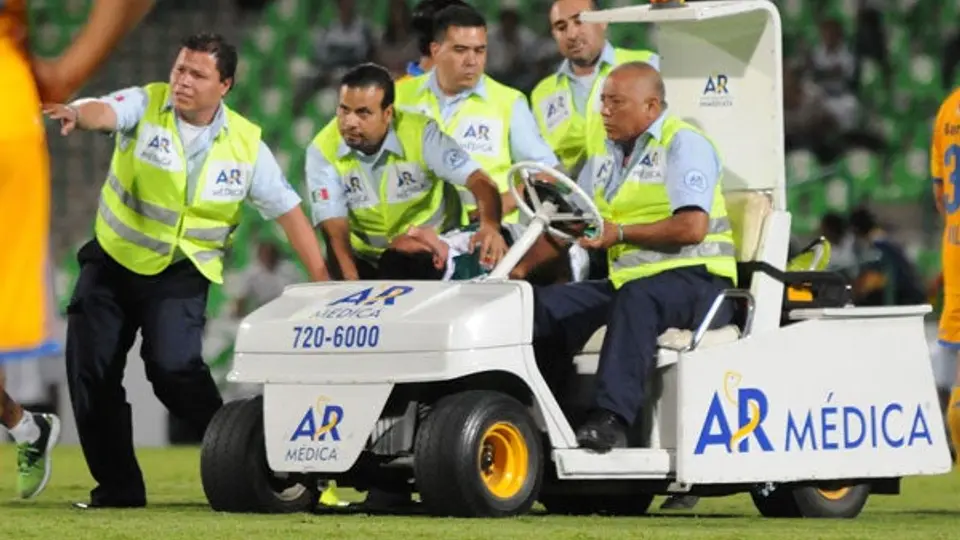 Osmar Mares sufrió una contusión cerebral