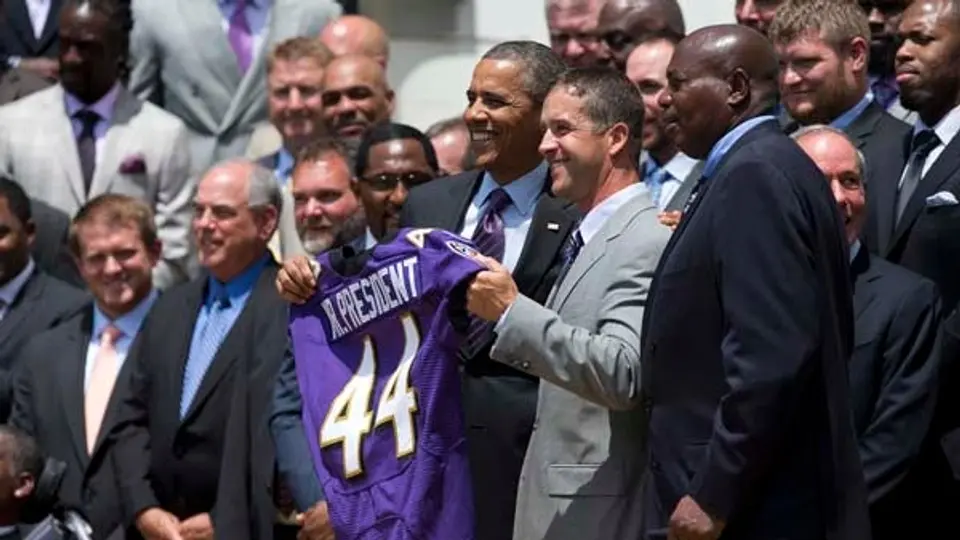 Obama recibe a Baltimore en la Casa Blanca