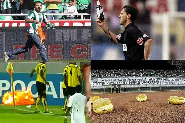 Top ten de objetos inusuales arrojados a la cancha