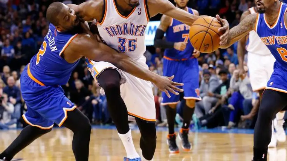 Kevin Durant lidera triunfo del Thunder sobre Knicks