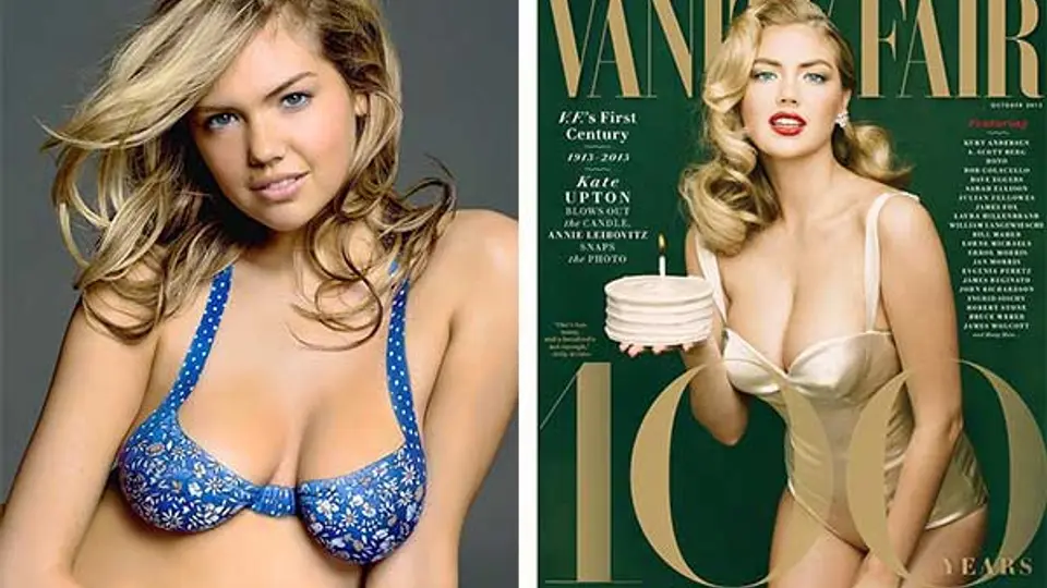 Kate Upton una Marilyn Monroe moderna para Vanity Fair