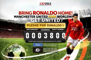 Aficionados del Manchester United recaudan fondos para que CR7 vuelva