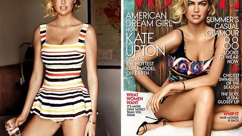 Kate Upton y su primera vez para Vogue EU