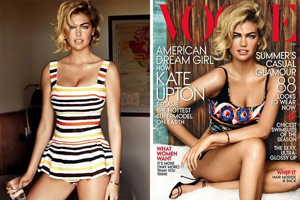 Kate Upton y su primera vez para Vogue EU