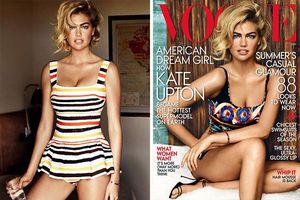 Kate Upton y su primera vez para Vogue EU