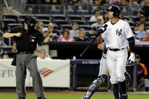 Alex Rodríguez sale de la alineación de los Yanquis