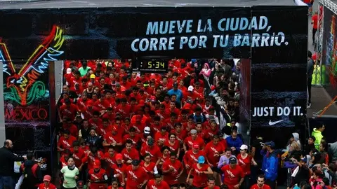 20 mil corredores, en 'We Run Nike' del DF