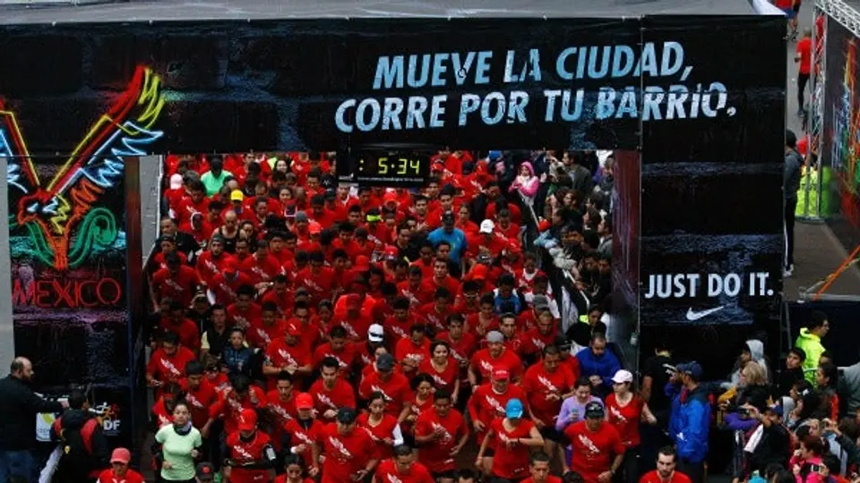20 mil corredores, en 'We Run Nike' del DF