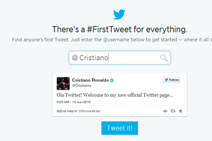 Primer tuit de algunos deportistas famosos