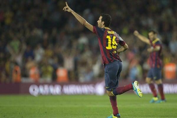 Busquetsanotó también en el partido ante la Real Siedad | EFE