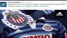 América promociona playera... de Chivas