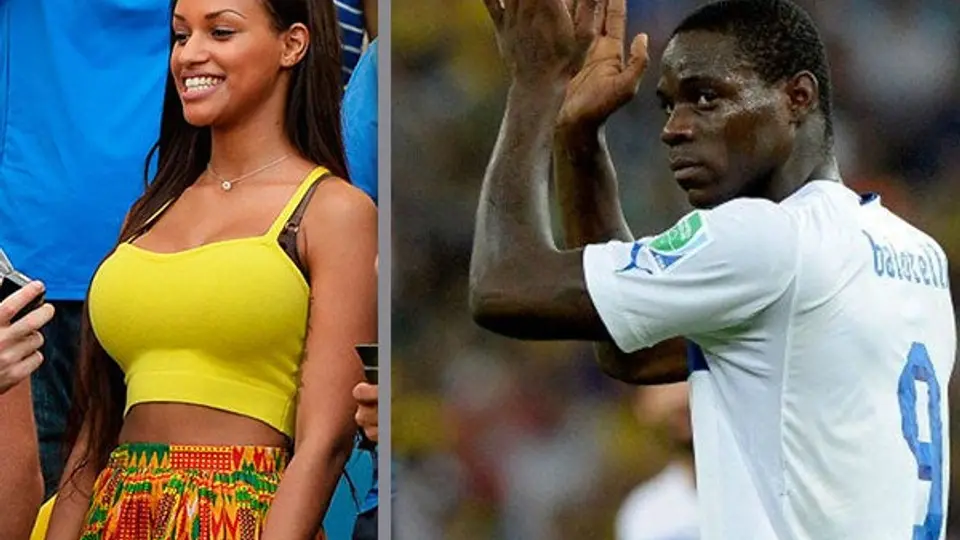 Fanny Neguesha, el 'talismán' de Balotelli en Brasil