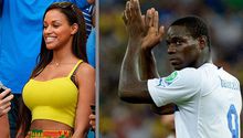 Fanny Neguesha, el 'talismán' de Balotelli en Brasil