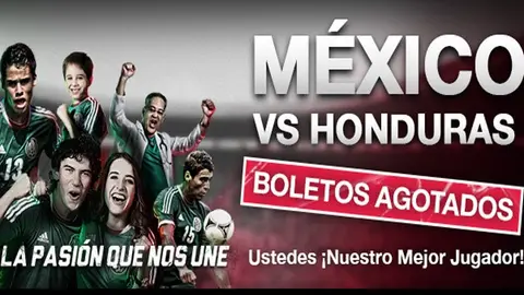México vs Honduras, con boletos agotados